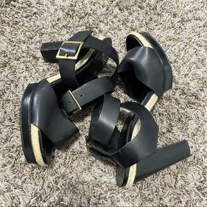 Pierre hardy leather platform sandal 6.5